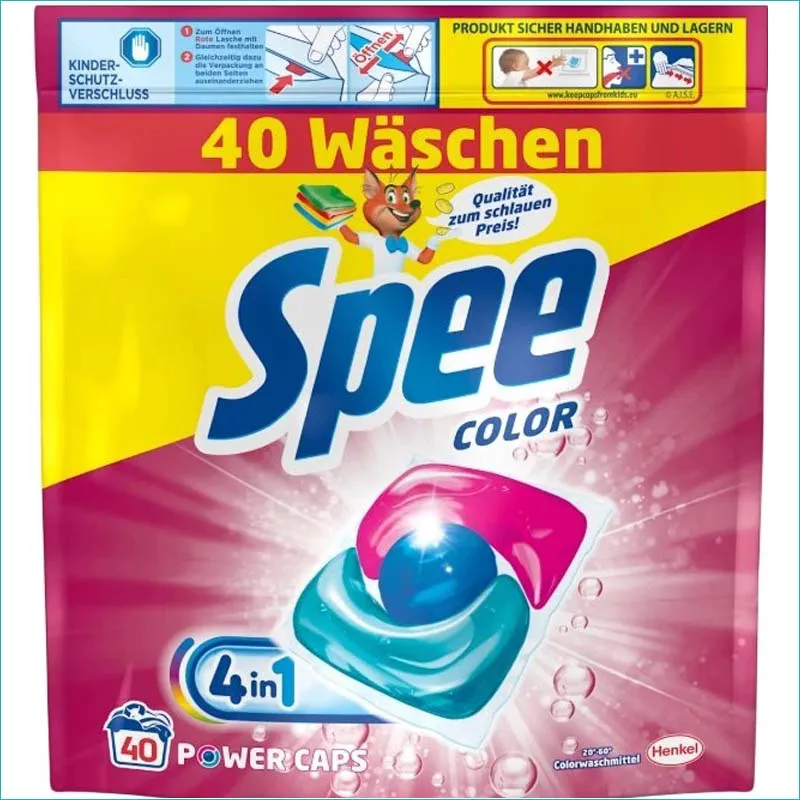 Spee Power caps kapsułki do prania 40szt. Color /4/