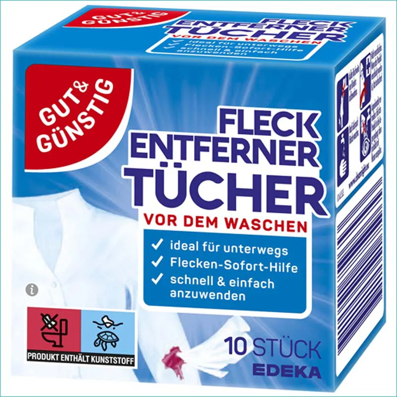 G&G chusteczki odplamiające 10szt. /12/