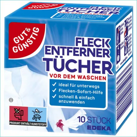 G&G chusteczki odplamiające 10szt. /12/