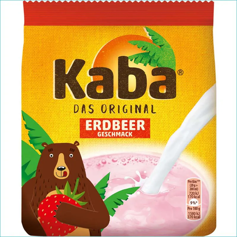 Kaba napój mleczny 400g. Erdbeere /6/