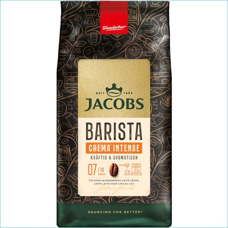 Jacobs ziarno 1kg. Barista Crema Intense /4/