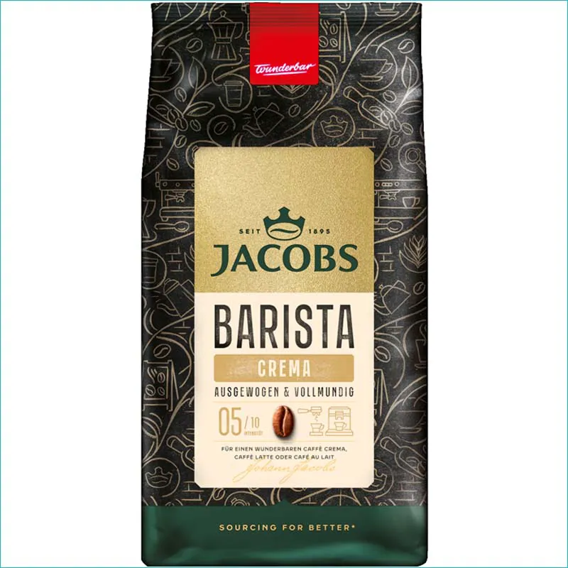 Jacobs ziarno 1kg. Barista Crema /4/