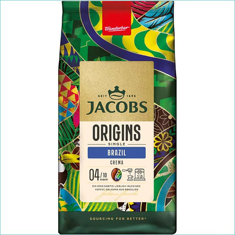 Jacobs ziarno 1kg. Origins Crema Brazil /4/