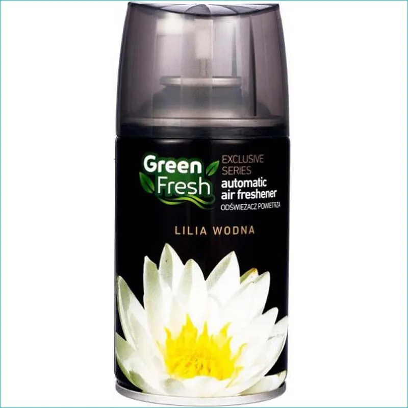 Green Fresh Refil odświeżacz powietrza 250ml. Lilia Wodna /24/