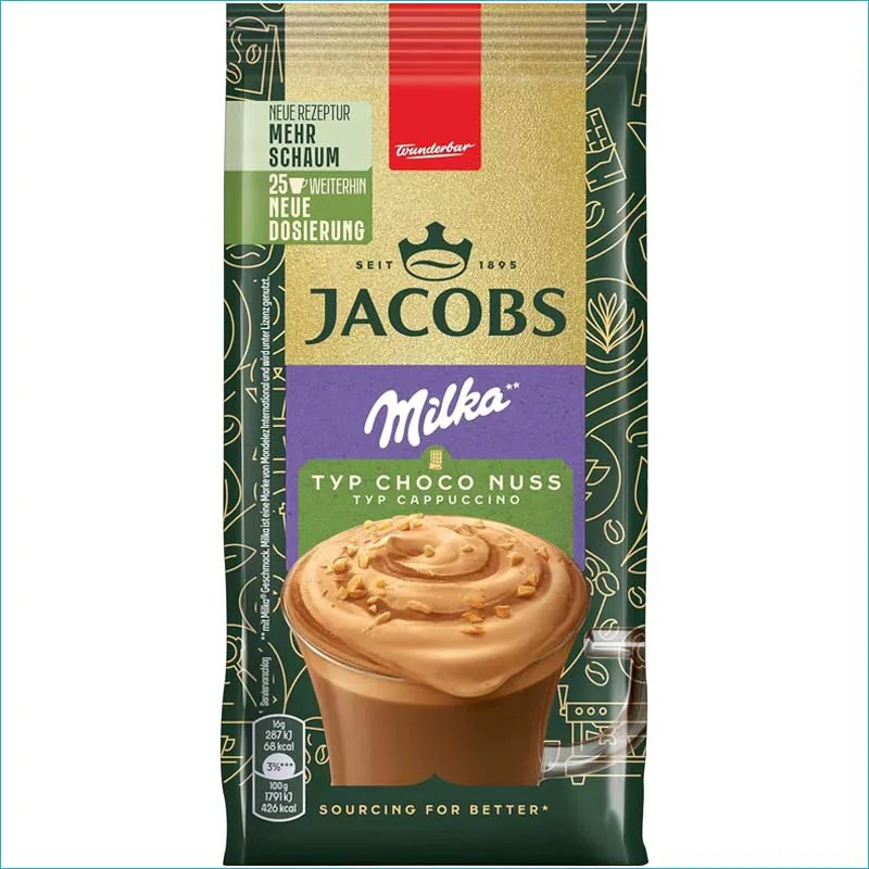 Jacobs Cappucino Milka 400g. Choco Nuss /12/