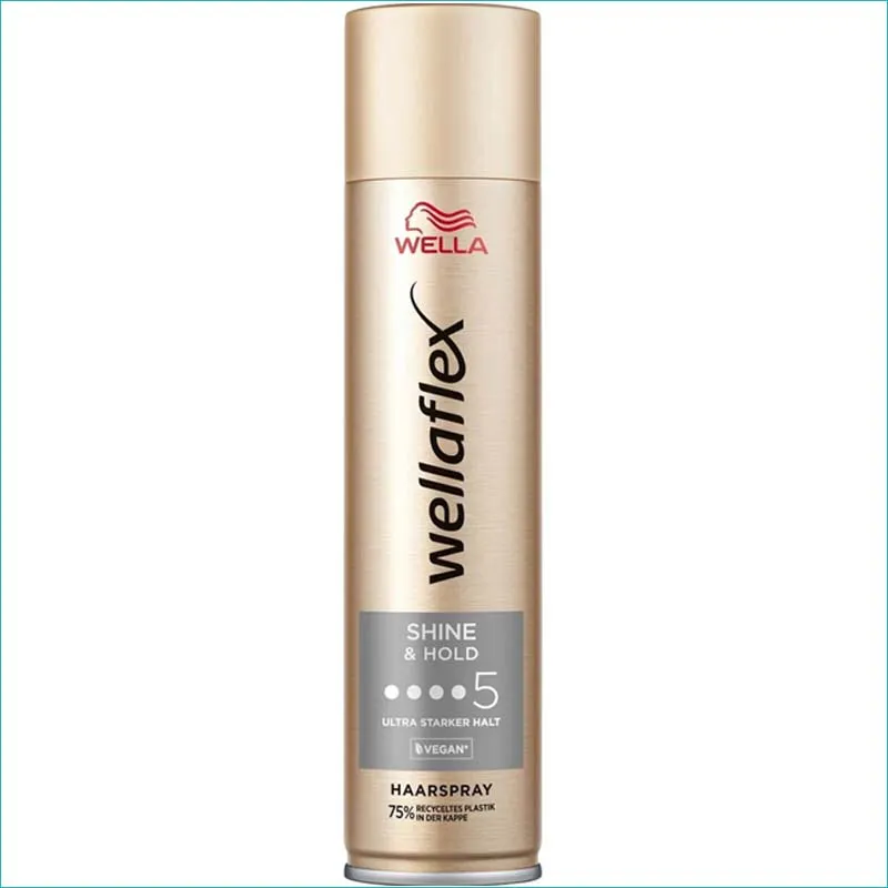 Wellaflex lakier do włosów 250ml. Shine Hold /6/