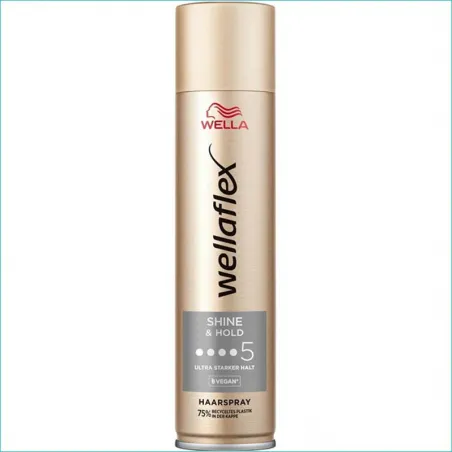 Wellaflex lakier do włosów 250ml. Shine Hold 5 /6/