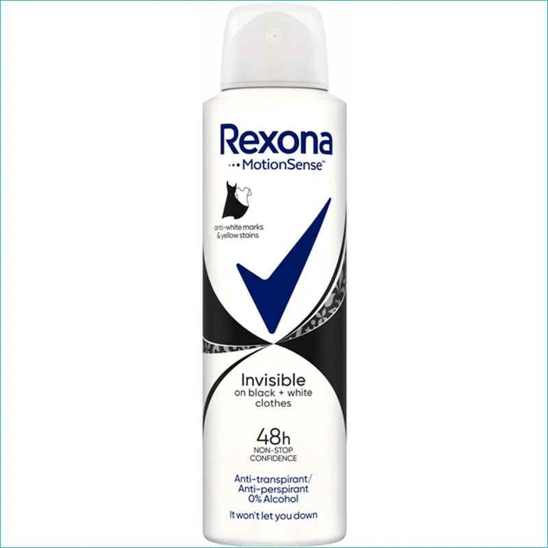 Rexona dezodorant 150ml. Invisible Black & White /6/