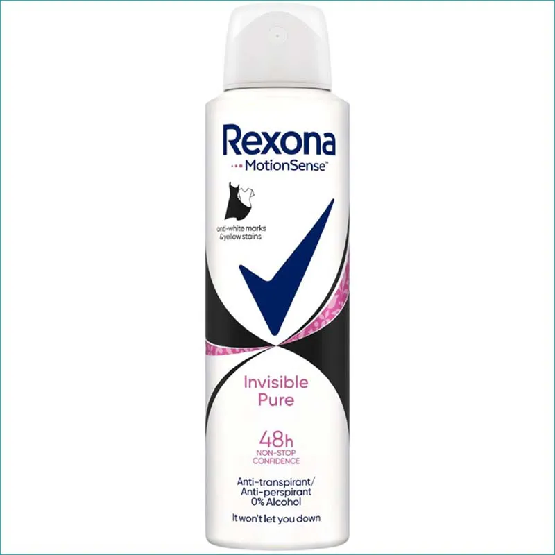 Rexona dezodorant 150ml. Invisible Pure /6/