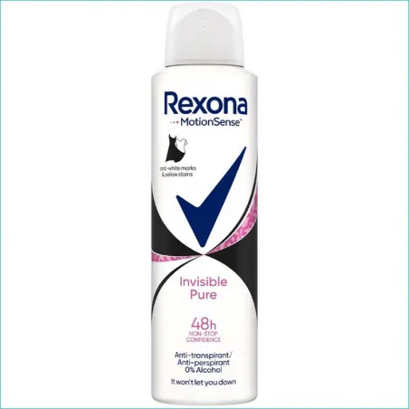 Rexona dezodorant 150ml. Invisible Pure /6/