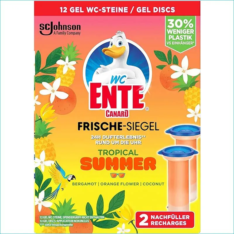 WC Ente krążek żelowy do WC zapas 2x36ml. Bergamot /5/
