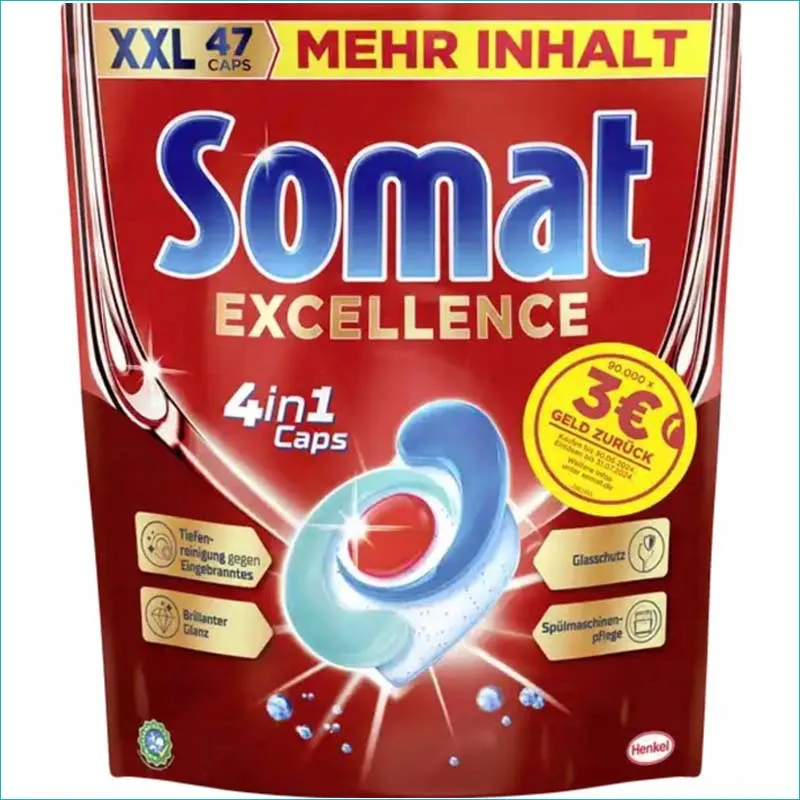 Somat Excellence 4w1 kapsułki do zmywarki 47szt. /4/