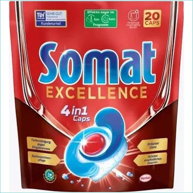 Somat Excellence 4w1 kapsułki do zmywarki 20szt. /4/