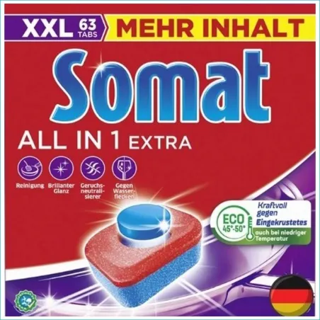 Somat All in 1 Extra tabletki do zmywarki 63szt. /6/
