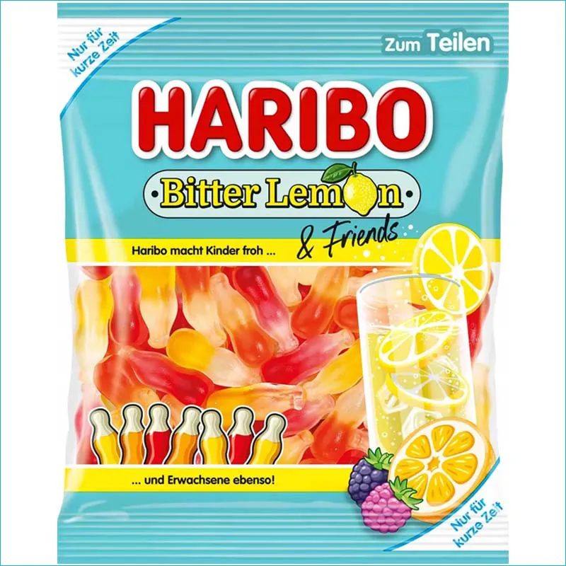 Haribo żelki 160g. Bitter Lemon