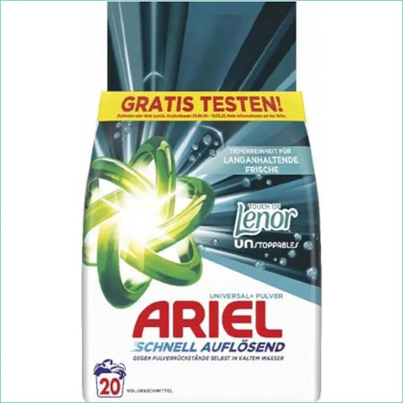 Ariel proszek do prania 1,200kg/20 Universal Lenor /4/