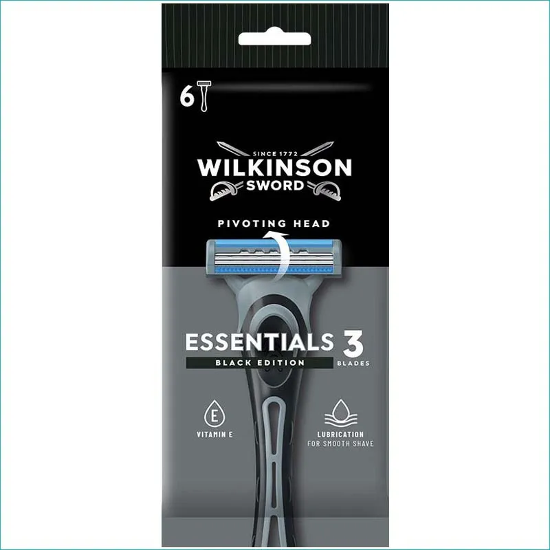 Wilkinson Essentials 3 Black Edition 6szt. /7/