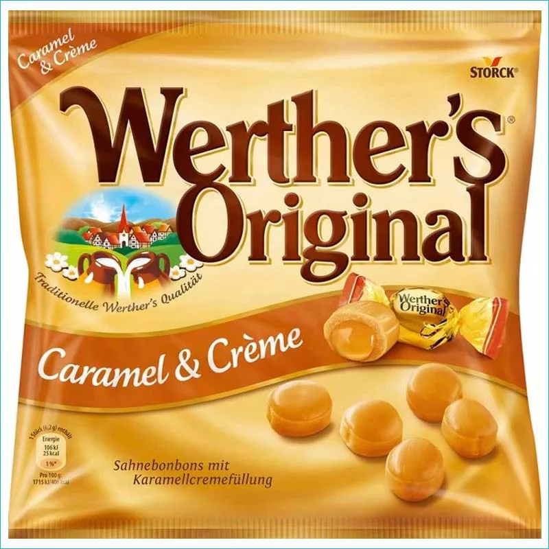 Werther's cukierki 225g. Caramel & Creme