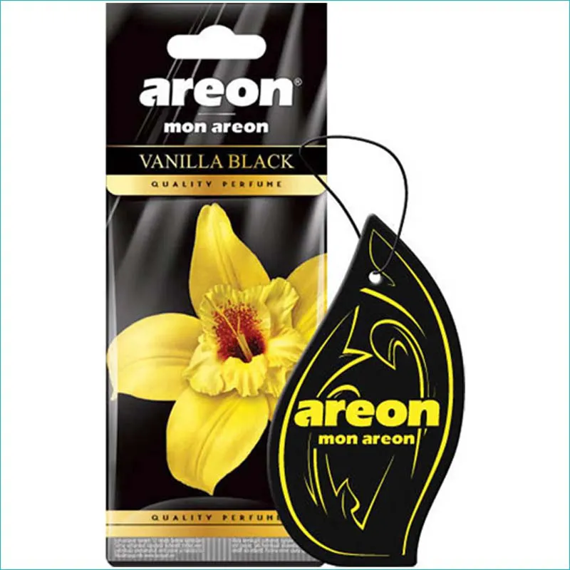 Areon Listek zapach samochodowy / Vanilla Black