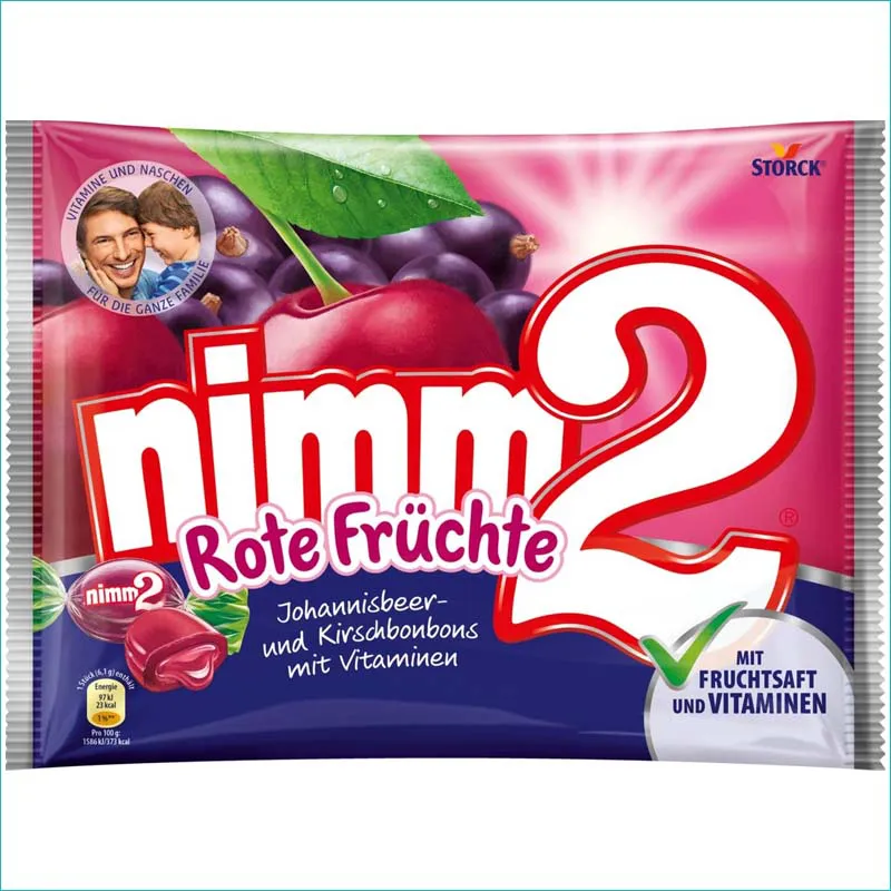 Nimm2 cukierki 451g. Rote Fruchte