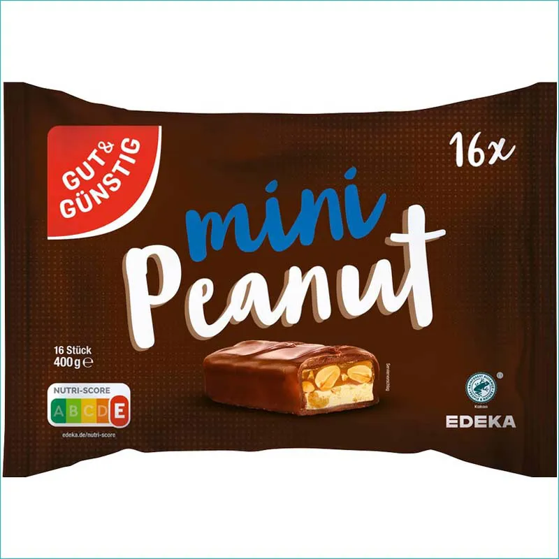 G&G Peanut mini batoniki 400g/16szt. Data ważn: 29.08.26