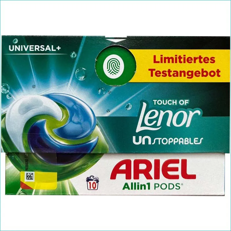 Ariel kapsułki do prania BOX 10szt. Universal+ Lenor /4/