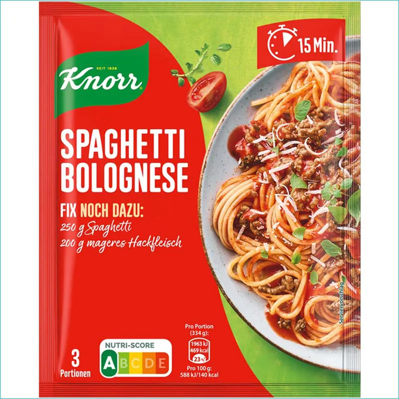 Knorr przyprawa 40g. Spaghetti Bolognese