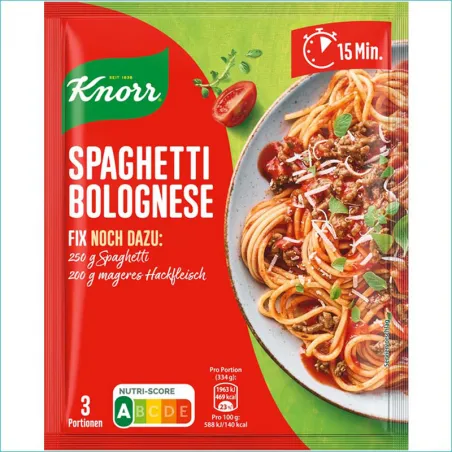 Knorr przyprawa 40g. Spaghetti Bolognese