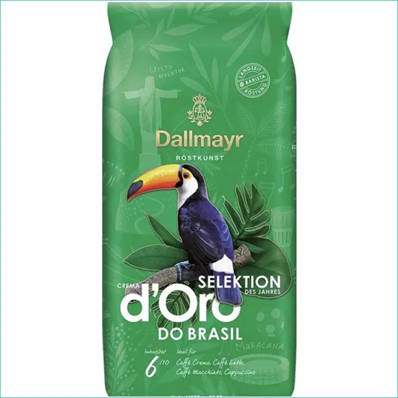 Dallmayr Crema D'Oro kawa ziarno 1kg. Selektion Brasil /8/