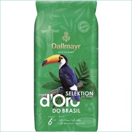 Dallmayr Crema D'Oro kawa ziarno 1kg. Selektion Brasil /8/