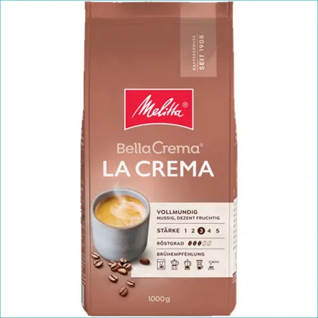 Kawa Melitta Bella Crema ziarno 1kg. La Crema