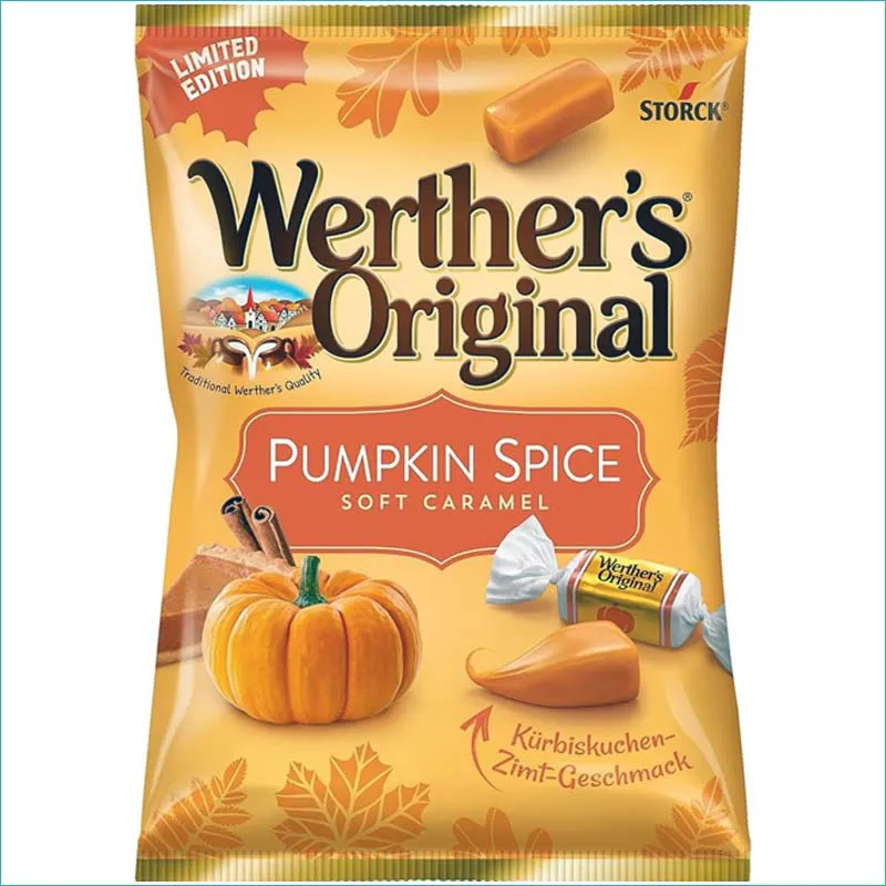 Werther's cukierki 180g. Pumpkin Spice