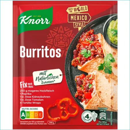 Knorr przyprawa 33g. Burritos