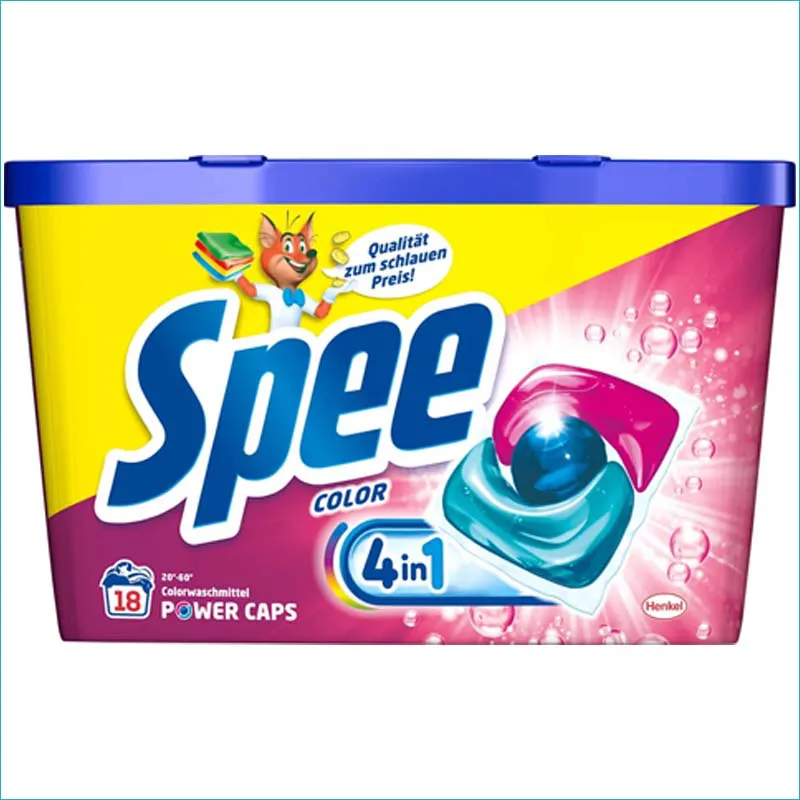 Spee Power caps kapsułki do prania 18szt. Color /8/