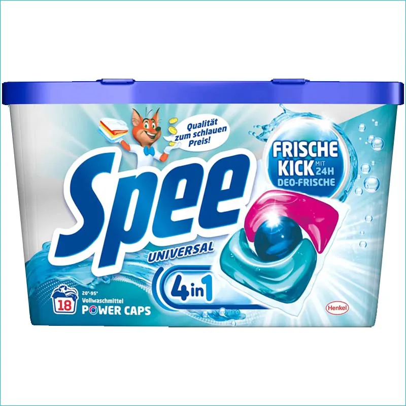Spee Power caps kapsułki do prania 18szt. Universal Frische-Kick /8/