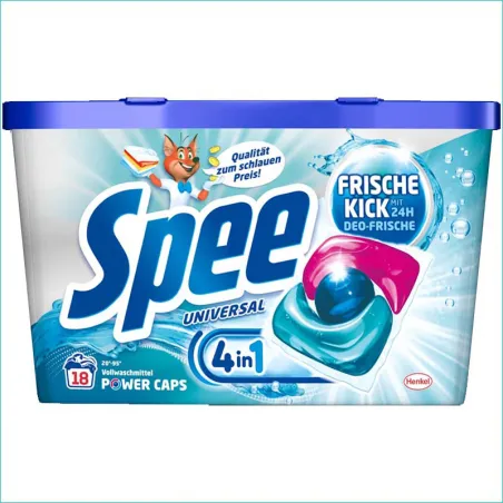 Spee Power caps kapsułki do prania 18szt. Universal Frische-Kick /8/
