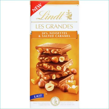 Lindt czekolada mleczna 150g. Orzechowa & Słony Karmel /3/