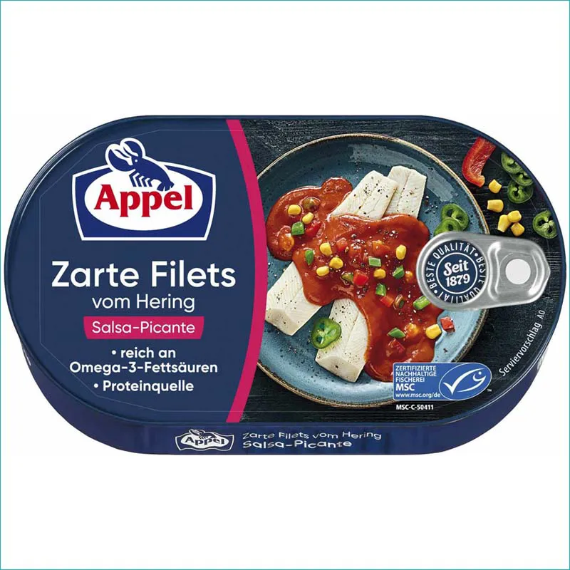 Appel filety śledziowe 200g. Salsa Picante