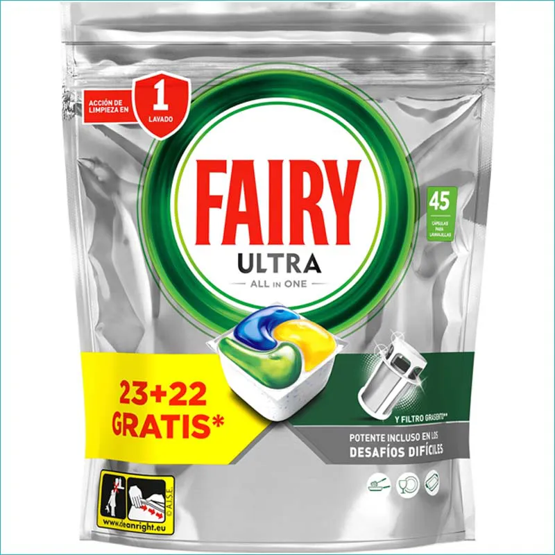 Fairy All in One kapsułki do zmywarki 45szt. Ultra /4/
