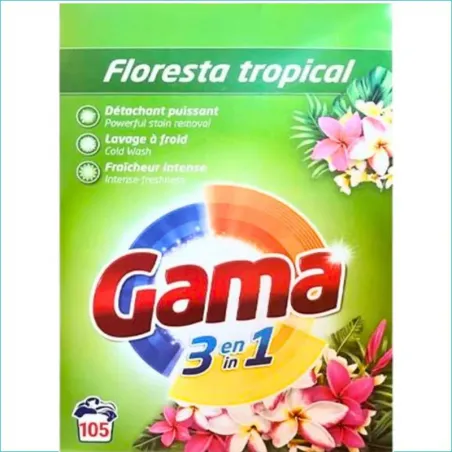 Vizir Gama proszek do prania 5,775g/105 Floresta Tropical