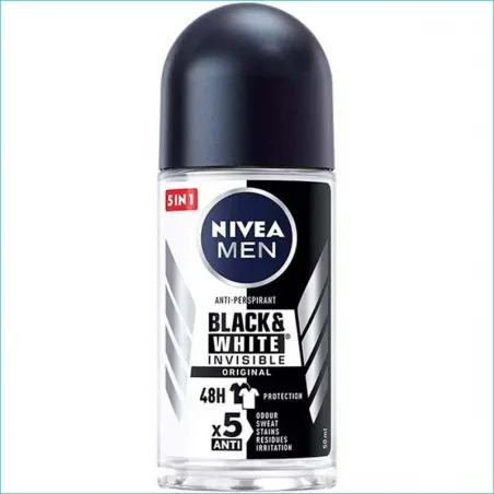 Nivea Men roll antyperspirant w kulce 50ml. Original Invisible /6/