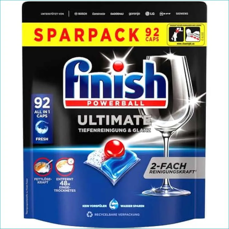 Finish Ultimate kapsułki do zmywarki 92szt. /4/