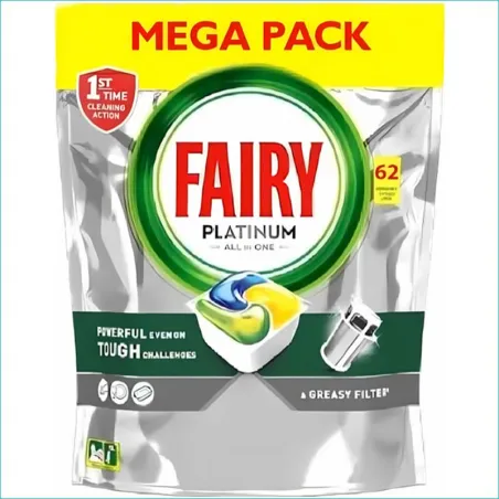Fairy Platinum kapsułki do zmywarki 62szt. Limone /4/
