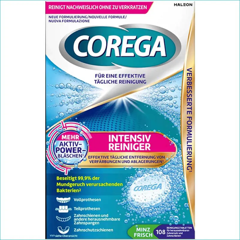Corega Tabs tabletki do czyszczenia protez 108szt. /3/