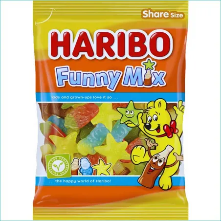 Haribo żelki 185g. Funny Mix /20/