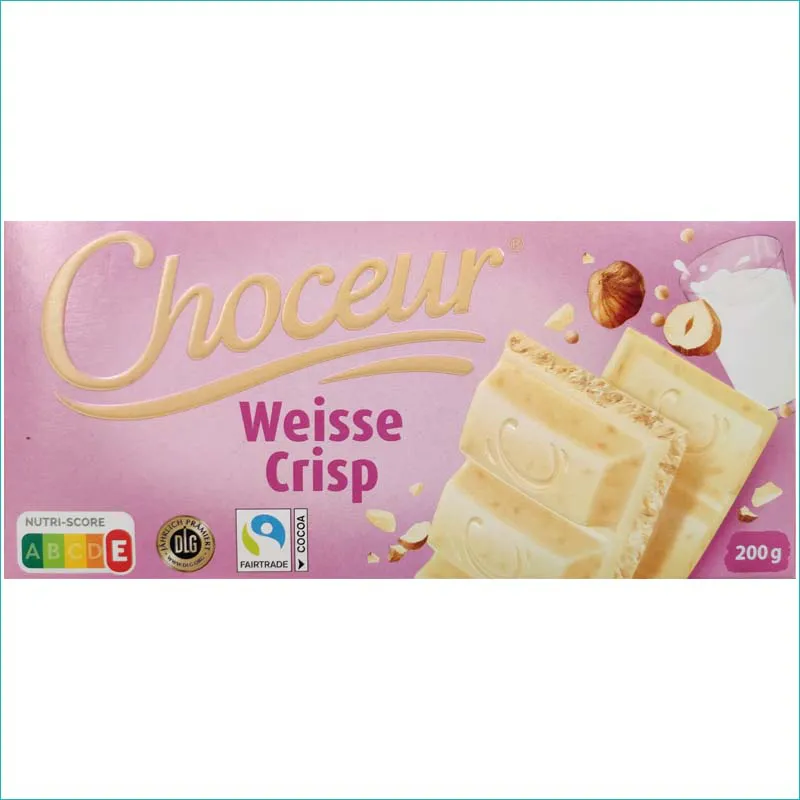 Choceur czekolada biała 200g. Weisse Crisp