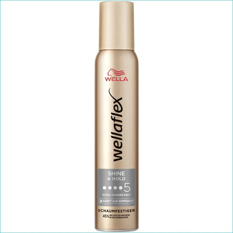 Wellaflex pianka do włosów 200ml. Shine Hold 5 /6/
