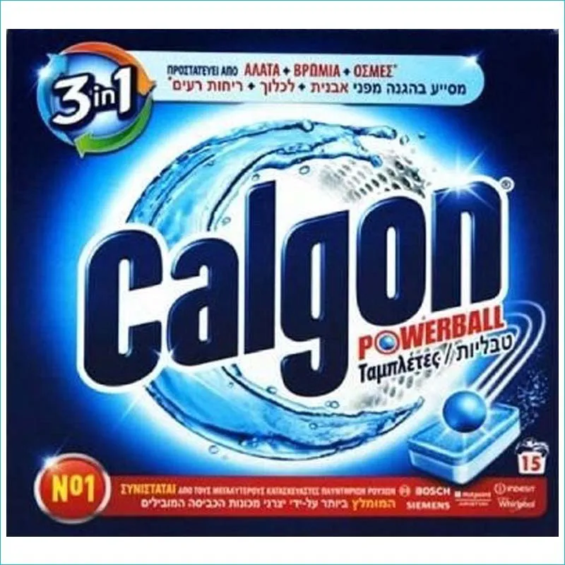 Calgon tabletki odkamieniające do pralki 15 tabl.