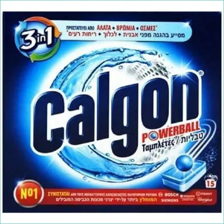 Calgon tabletki odkamieniające do pralki 15 tabl.
