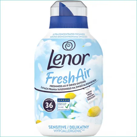 Lenor płyn do płukania 504ml. Fresh Air Sensitive /6/
